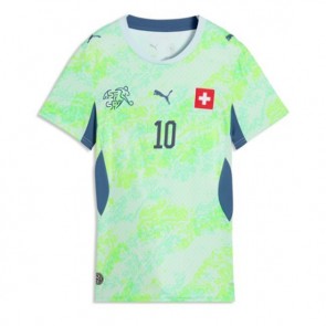 Schweiz Granit Xhaka #10 Udebanetrøje Dame VM 2026 Kortærmet